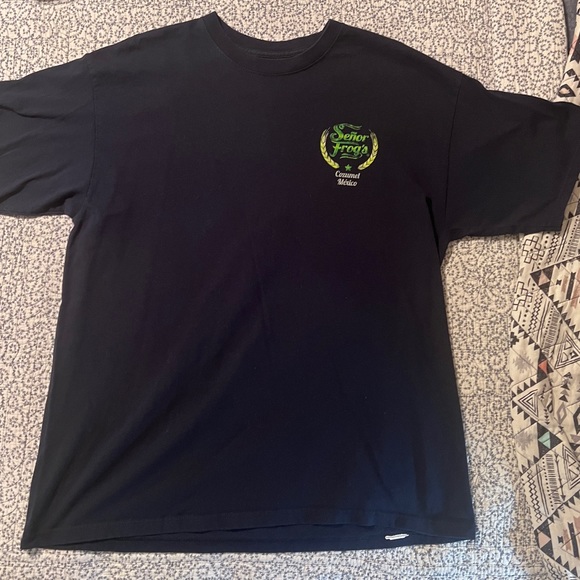 Senior Frogs Cozumel, Mexico 'Destination' T-Shirt XL blue short sleeve - Picture 2 of 6